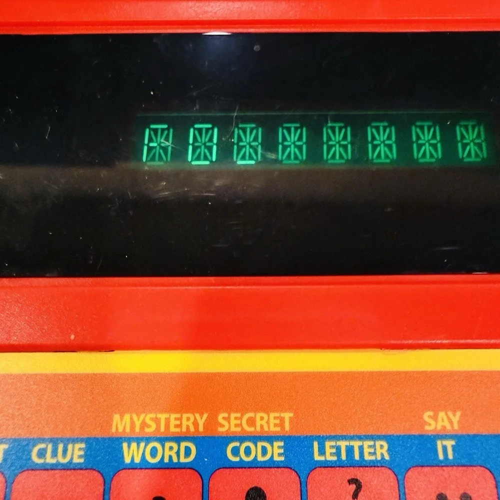 Speak & Spell Electronic Learning Toy Red Basic Fun 09624 Tested Works Retro